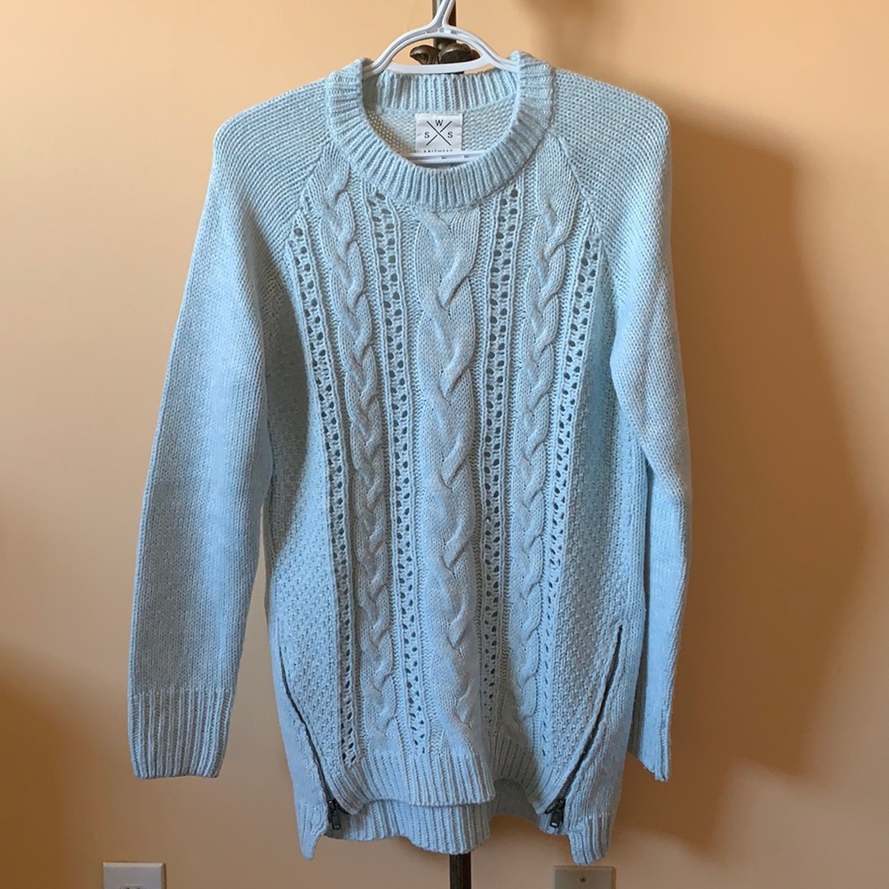 Blue Sweater Dress